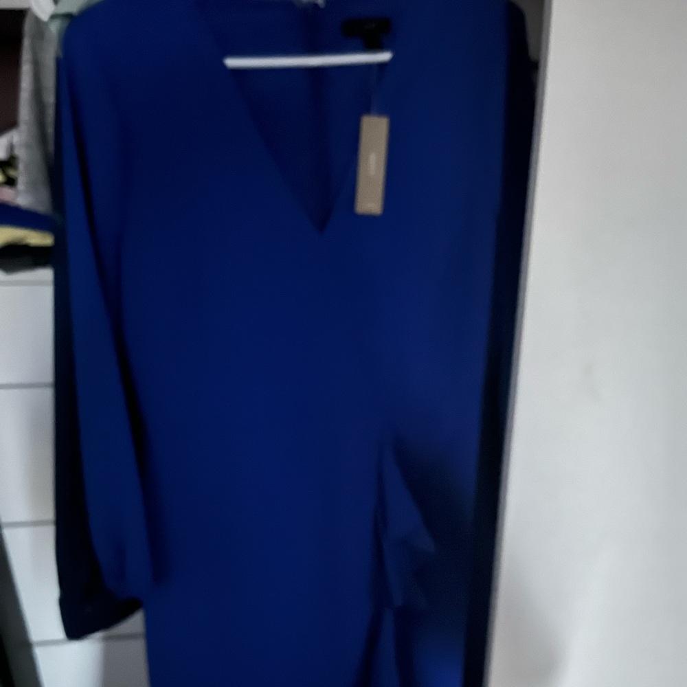 Jcrew Royal blue 3/4 sleeve dress